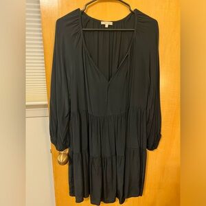 Black, Flowy, Whimsy & Row Mini Dress